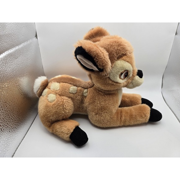 Disney Other - Disney Store Original Exclusive Bambi Lying Deer 12" Plush Stuffed‎ Animal Toy